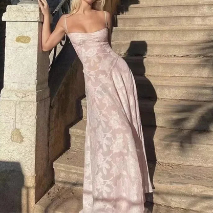 Robe Rose Romantique et Légère